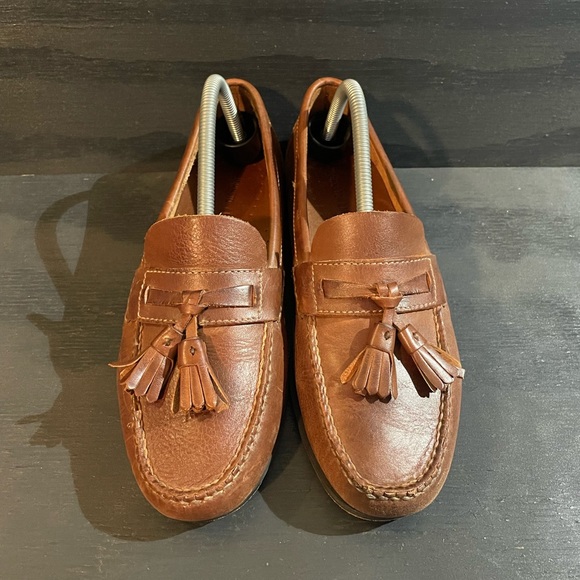 Johnston And Murphy Brown Dress Shoes Slip On Loafers Men’s Size 8.5 - Picture 3 of 8